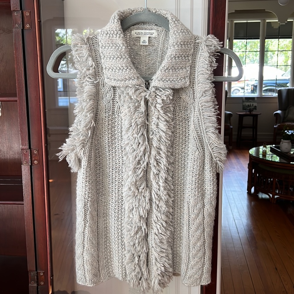 Banana Republic Alpaca Wool Sweater Vest XS